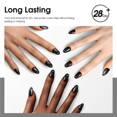 CANNI esmalte gel glitter con cepillo profesional para aplicación suave