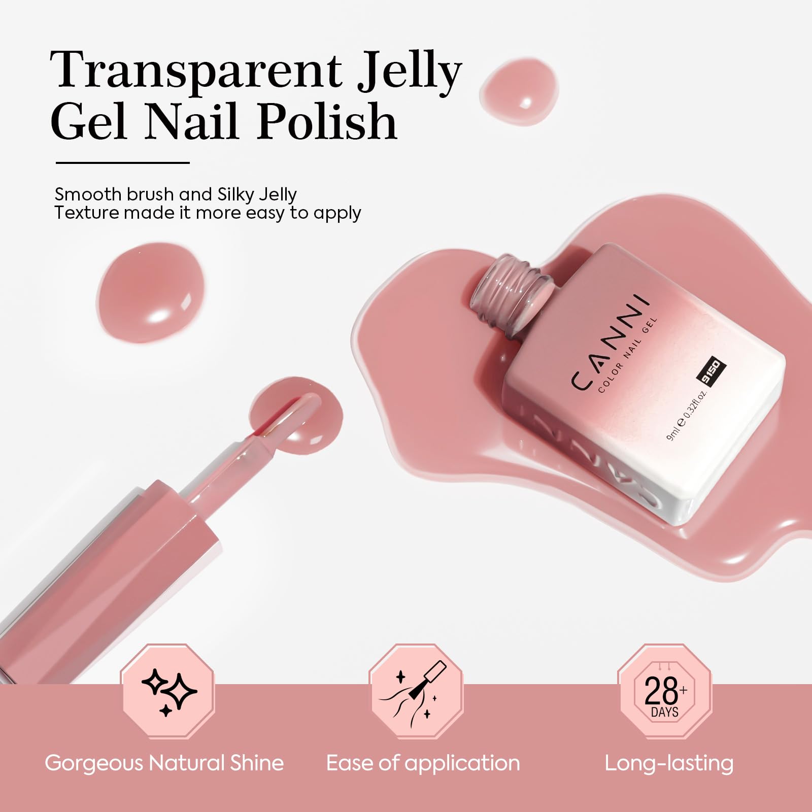 Wide brush design ensures smooth, even application for salon-quality results at home.