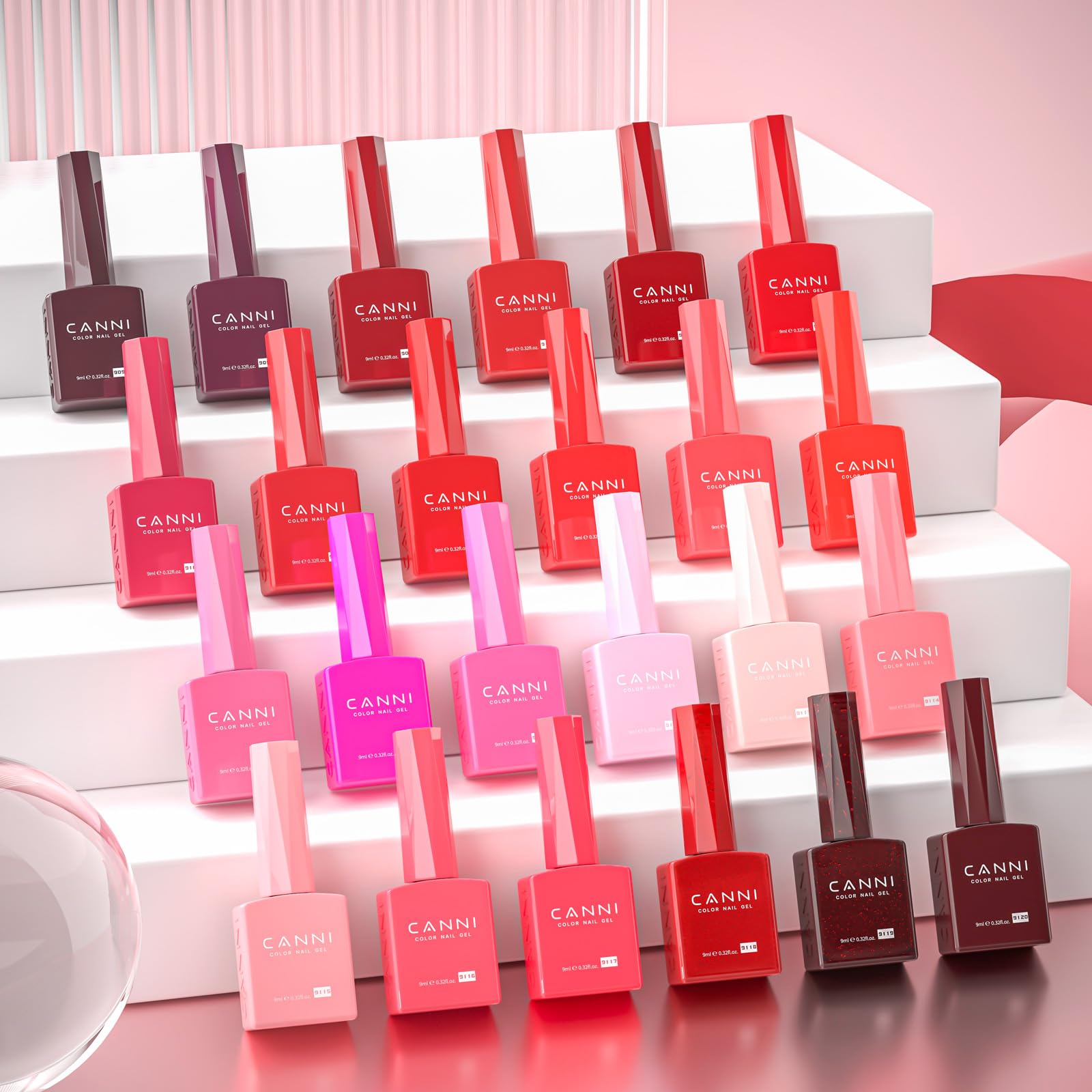 Remoción fácil sin dañar las uñas con gel CANNI.