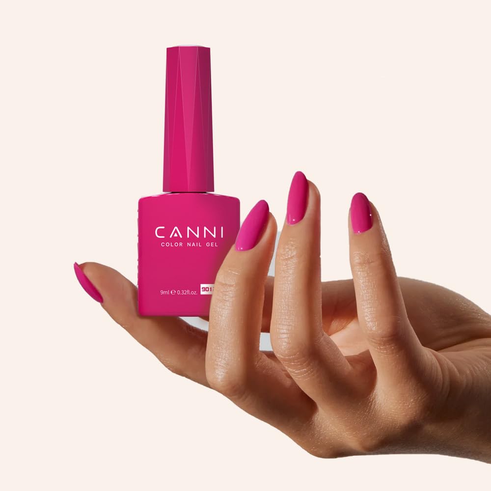 CANNI gel bajo iluminación LED para secado uniforme.
