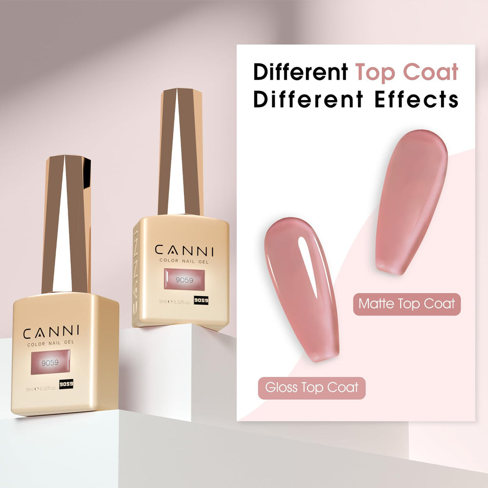 CANNI Pink Jelly Gel Polish consejos de seguridad para uñas sanas.