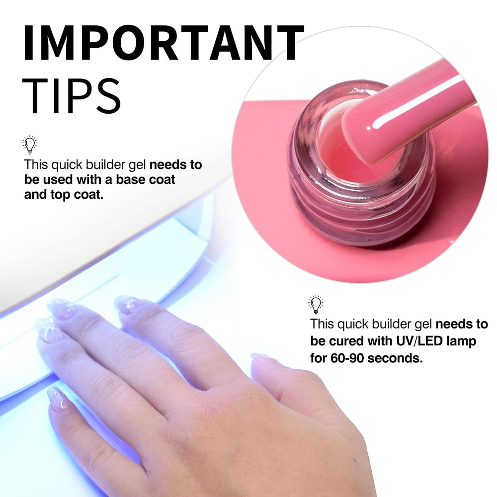 Uso Soak-Off compatible con UV/LED para retirada segura.