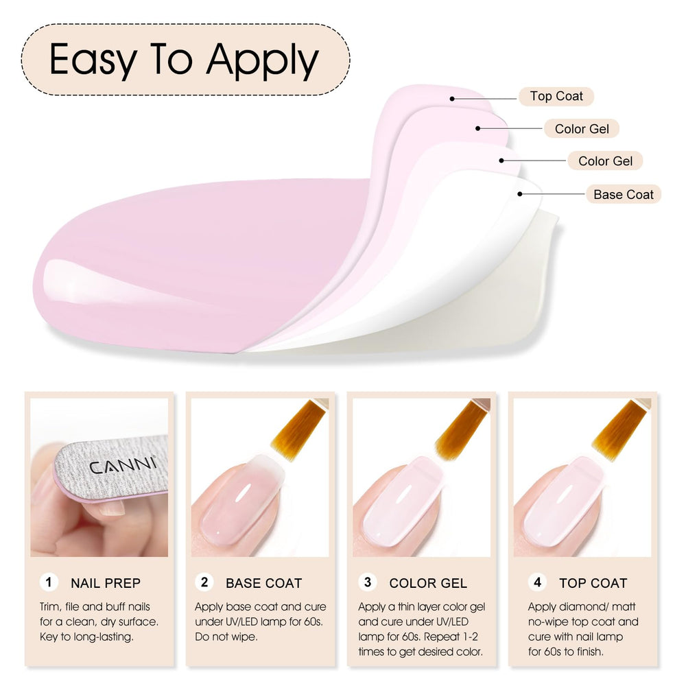 CANNI Soft Pink Jelly olor suave para experiencia agradable