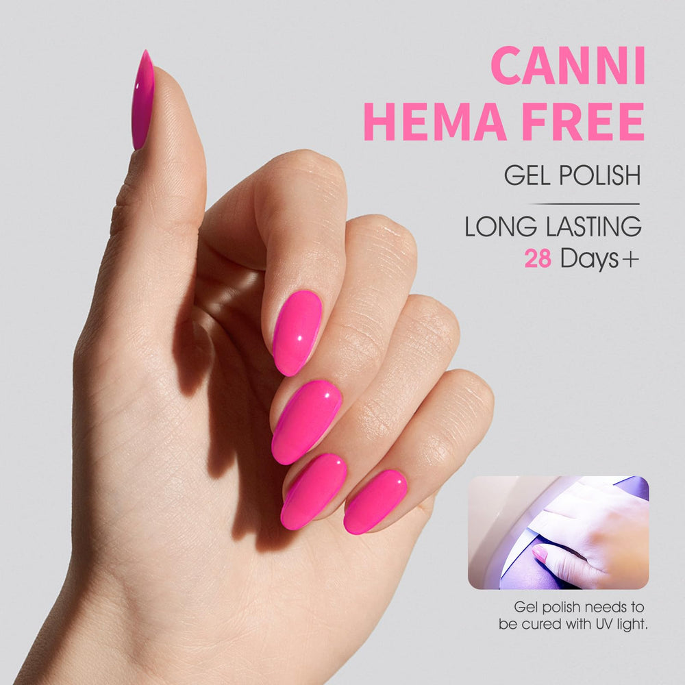 Uñas con acabado brillante tipo salón desde casa con CANNI
