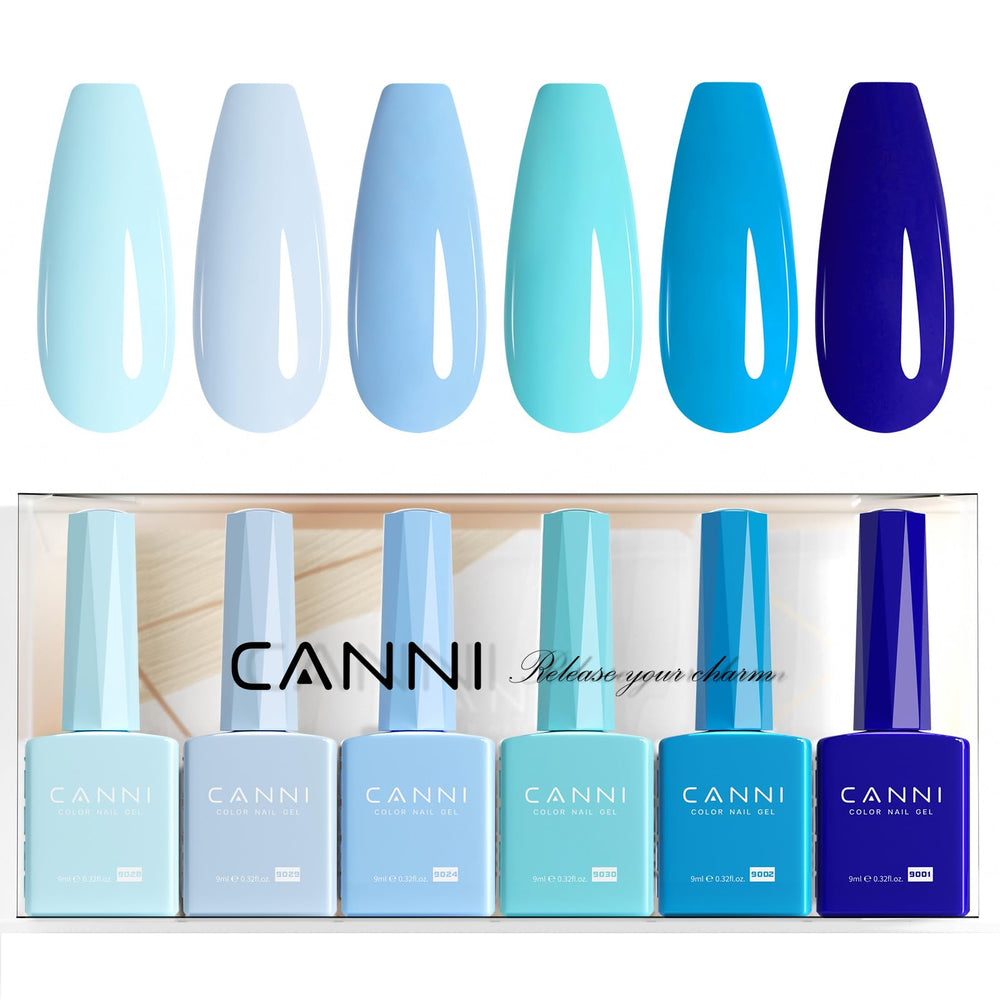 CANNI Vernis Gel bleu nuit – ensemble polyvalent pour varier le style.