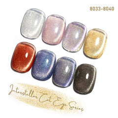 CANNI vernis gel œil de chat rouge, look vibrant et durable.