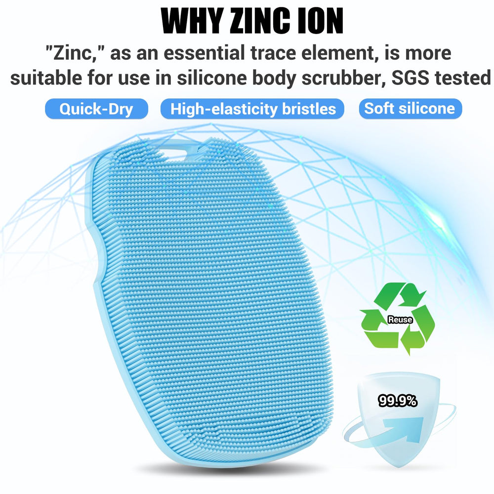 Canroom superficie mate de silicona, diseño texturizado para exfoliar sin irritar.