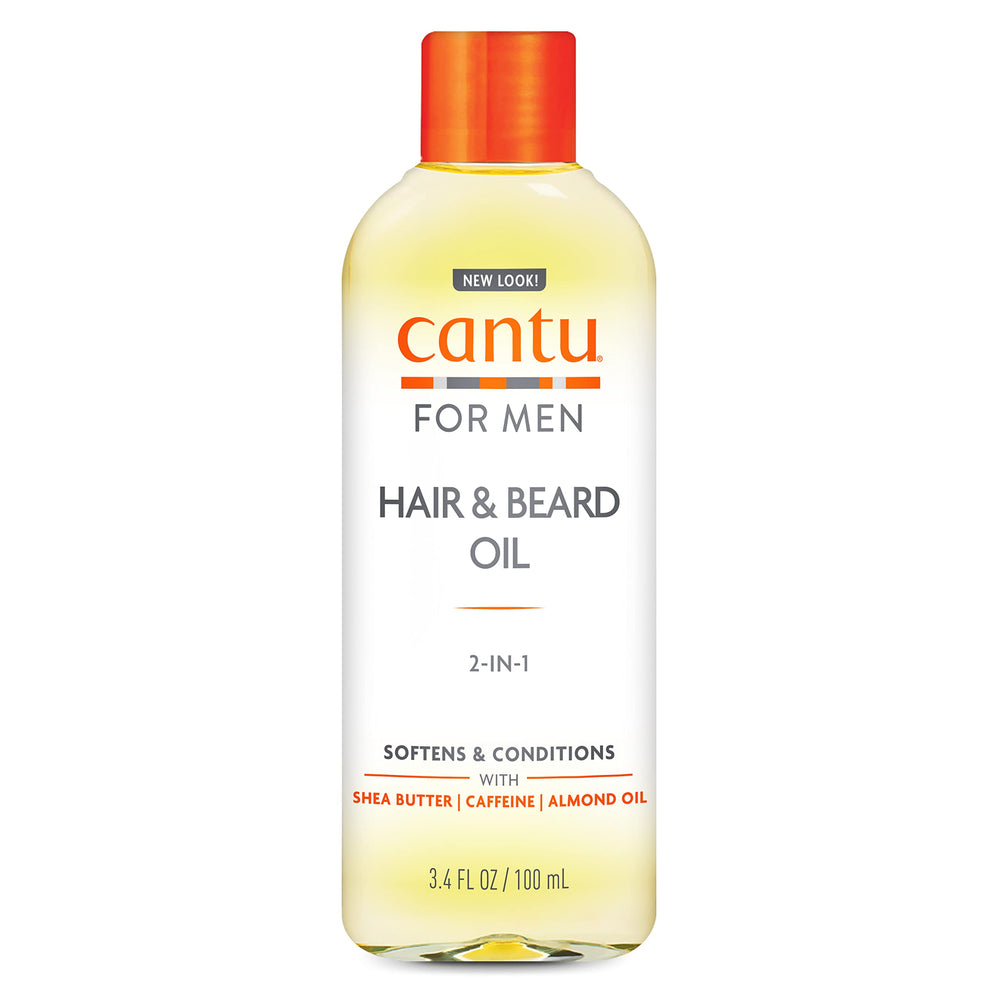 Cantu para hombres aceite para cabello y barba, vertido suave para uso diario