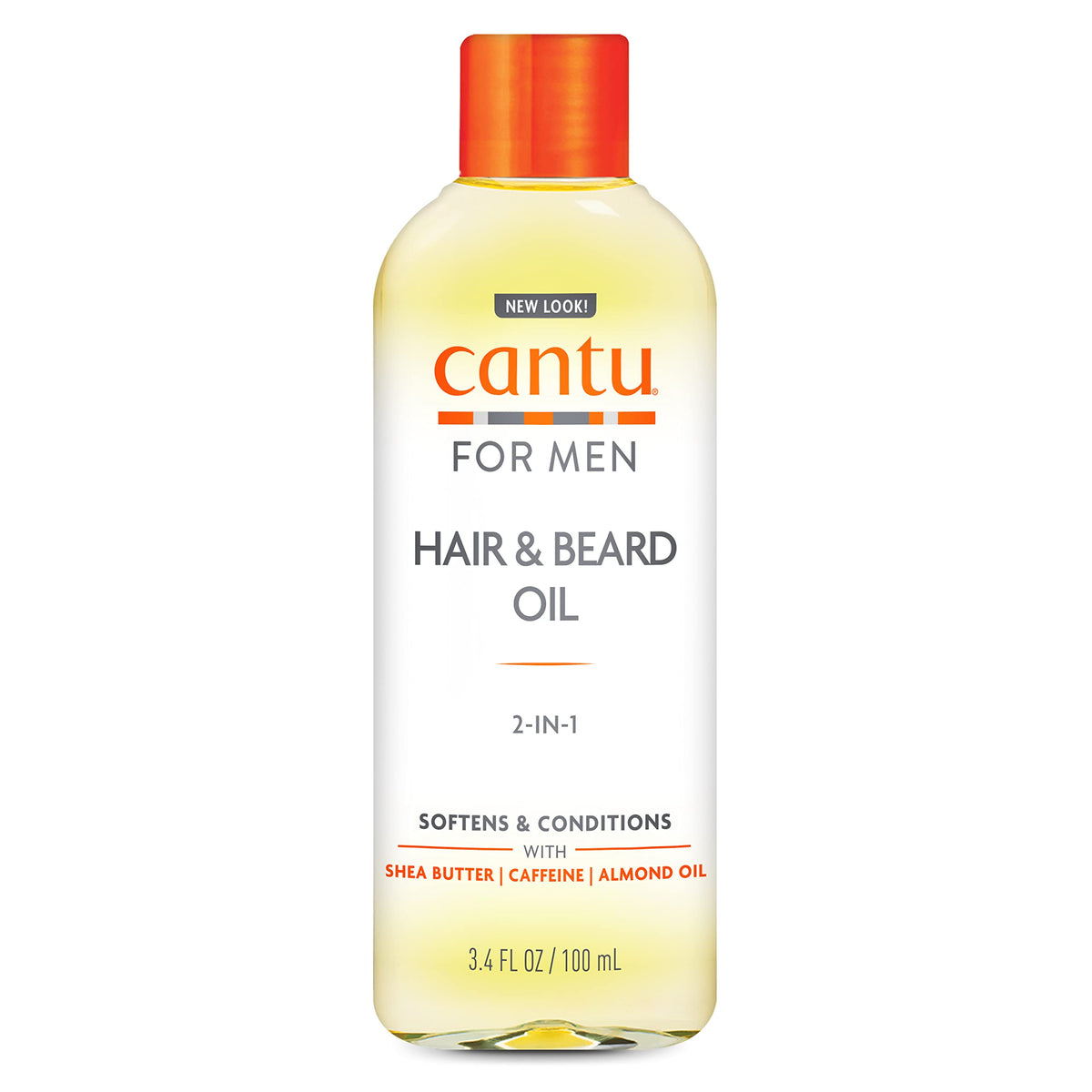 Cantu para hombres aceite para cabello y barba, vertido suave para uso diario