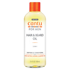 Cantu para hombres aceite para cabello y barba, vertido suave para uso diario