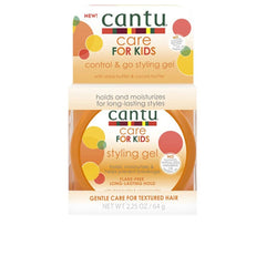 Cantu gel de peinado para niños, botella, peinado suave y controlado durante el día