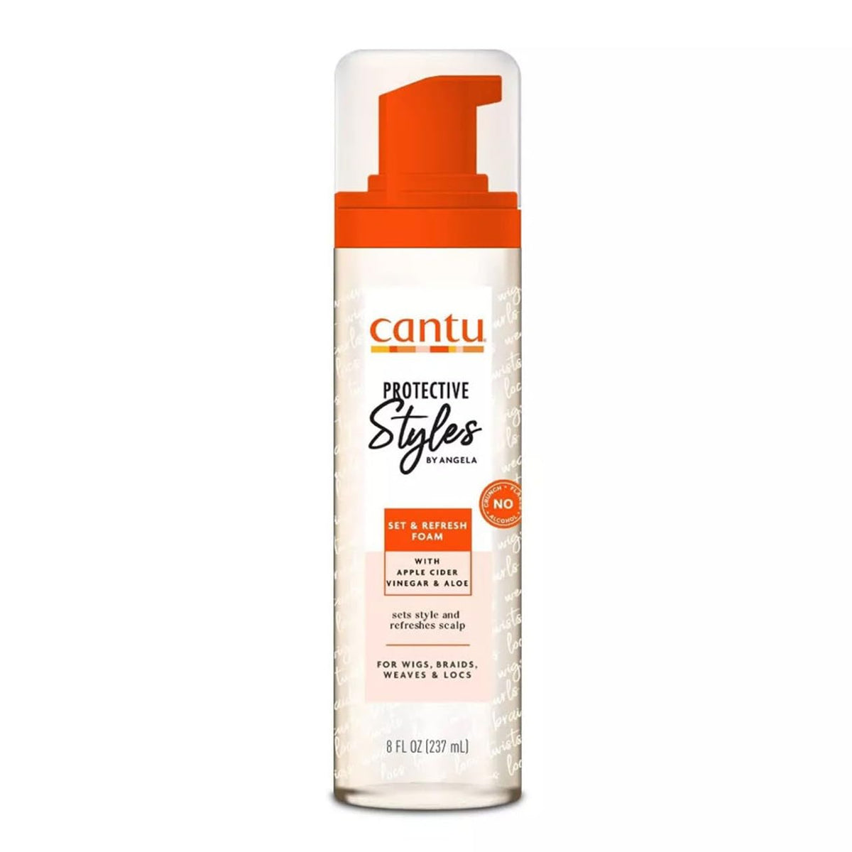Cantu, botella de espuma para fijar trenzas con suavidad