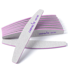CANVALITE lima de uñas doble cara con grano 100/180 para dar forma rápida.