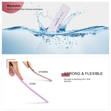 CANVALITE lima para gel y uñas, con control para retirar capas con precisión