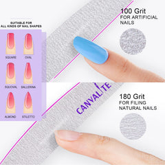CANVALITE set de 10 limas profesionales para uso en hogar o salón.