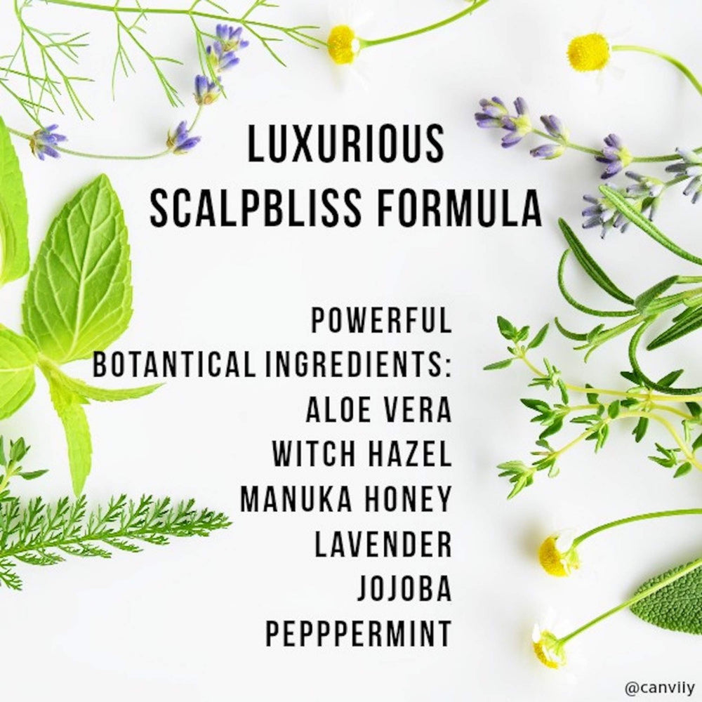 Canviiy ScalpBliss: textura ligera y no grasa para cuero cabelludo.