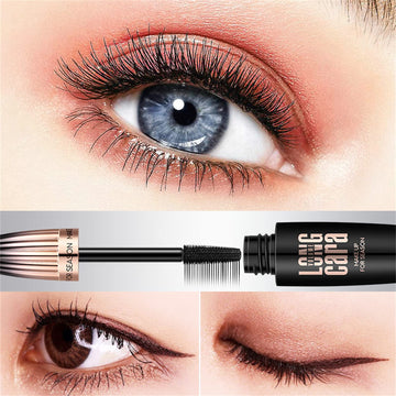 Cappuvini My Amazing Lashes on vanity with a natural makeup look.