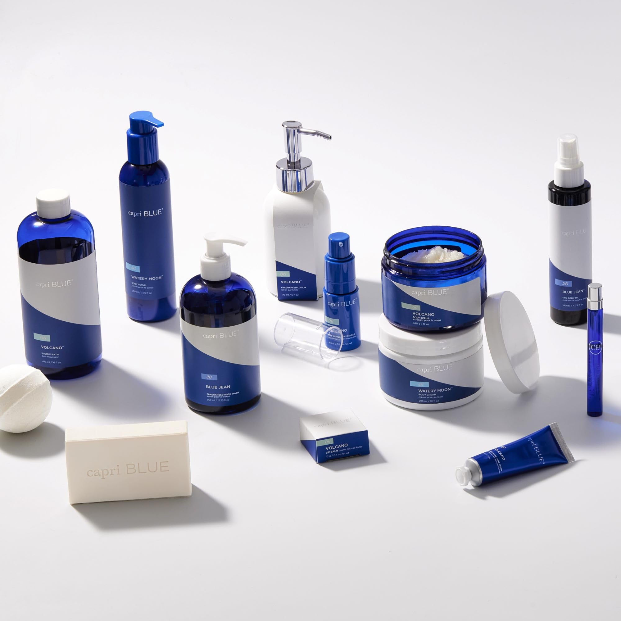 Capri Blue lujo-bano-volcano para baño diario y momentos de autocuidado.