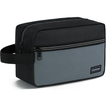 Carbrea bolsa de aseo viaje vista frontal, ideal para organizar artículos de viaje.