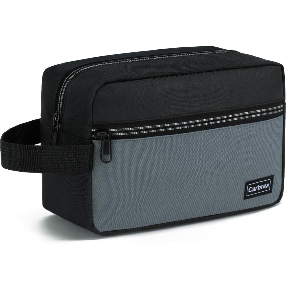Carbrea bolsa de aseo viaje vista frontal, ideal para organizar artículos de viaje.