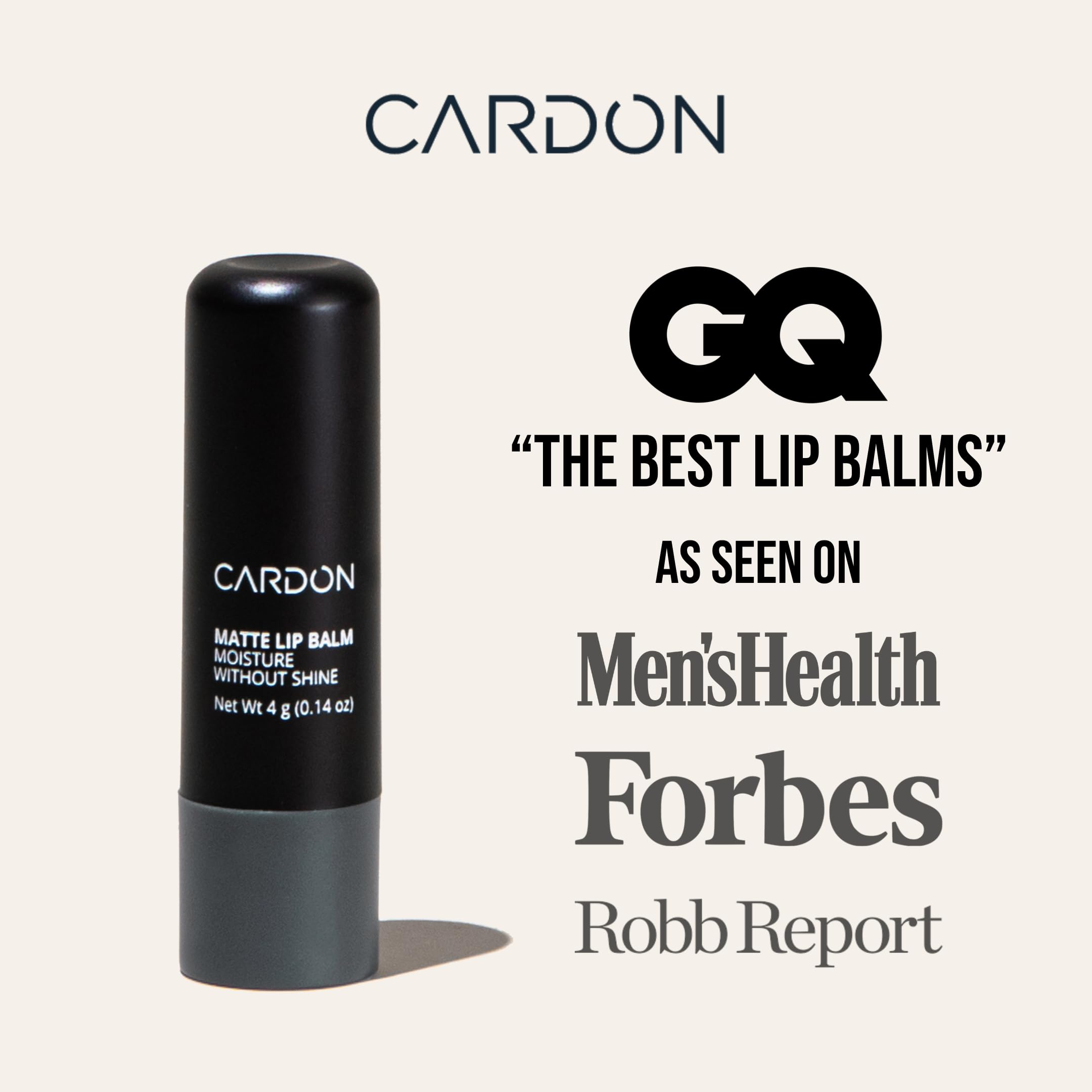 Cardon balsamo labial con aceite de semilla de manzana para antioxidantes y nutrición.
