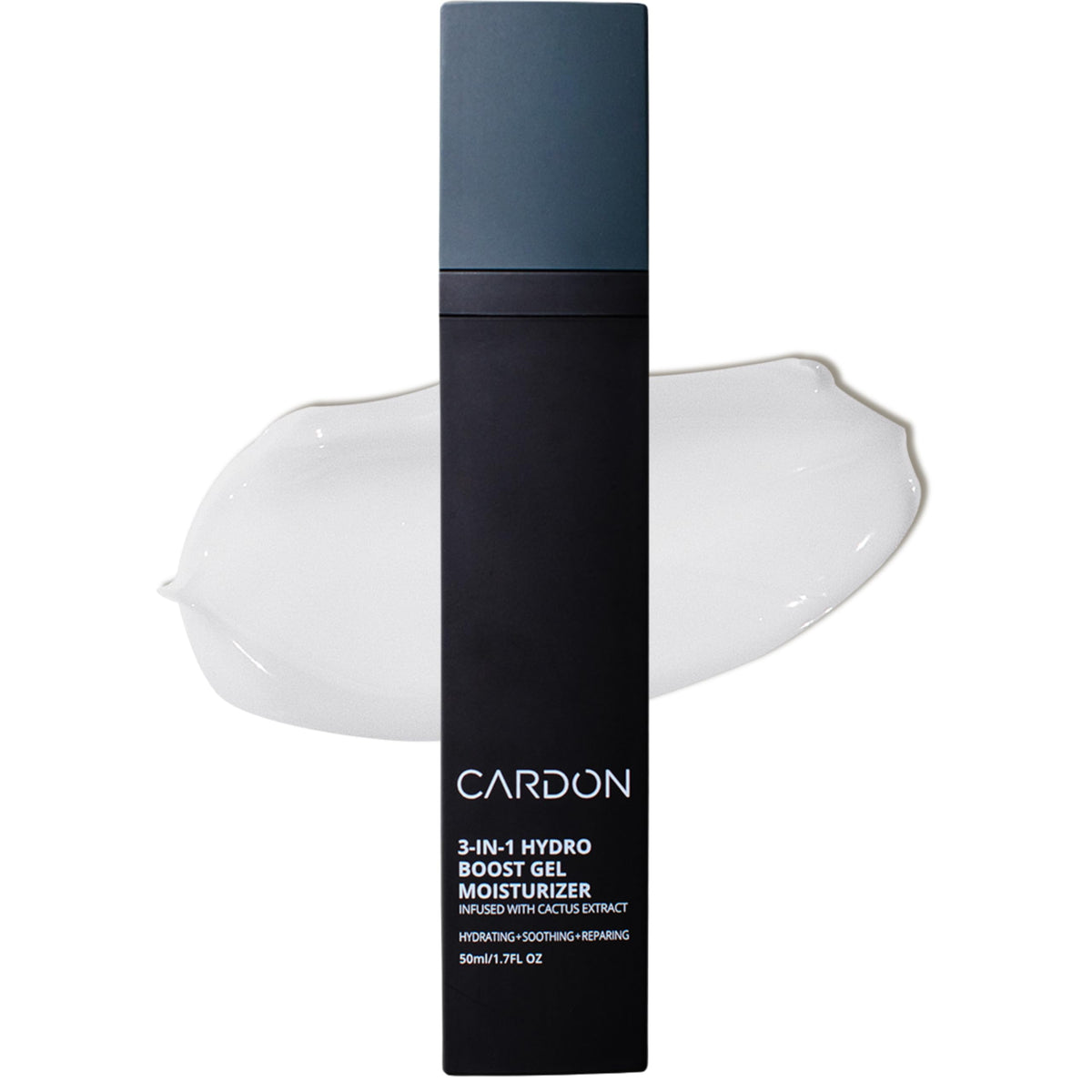 Cardon crema nocturna en botella: hidratación profunda para piel masculina.