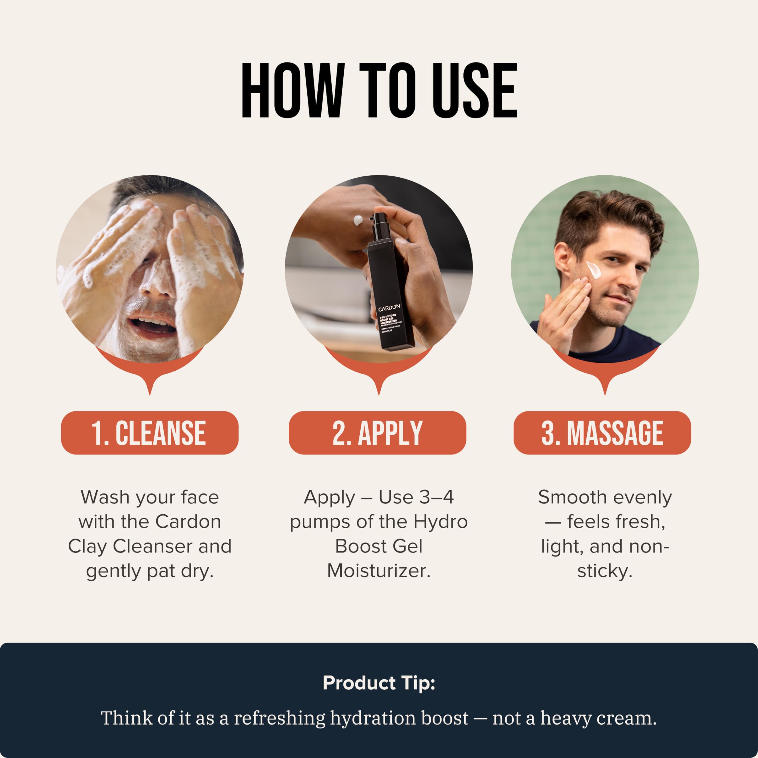 Cardon crema facial tras uso deja piel suave y nutrida.