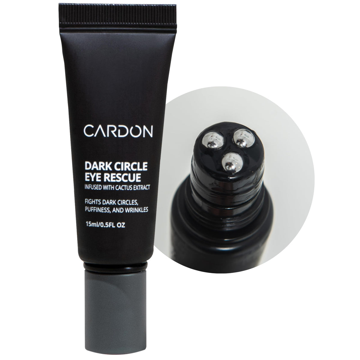 Cardon rodillo ocular para ojeras: reduce las ojeras con uso suave diario.