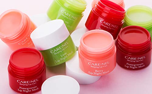  mascarilla labial nocturna CARE:NEL con lima en formato portátil para labios suaves
