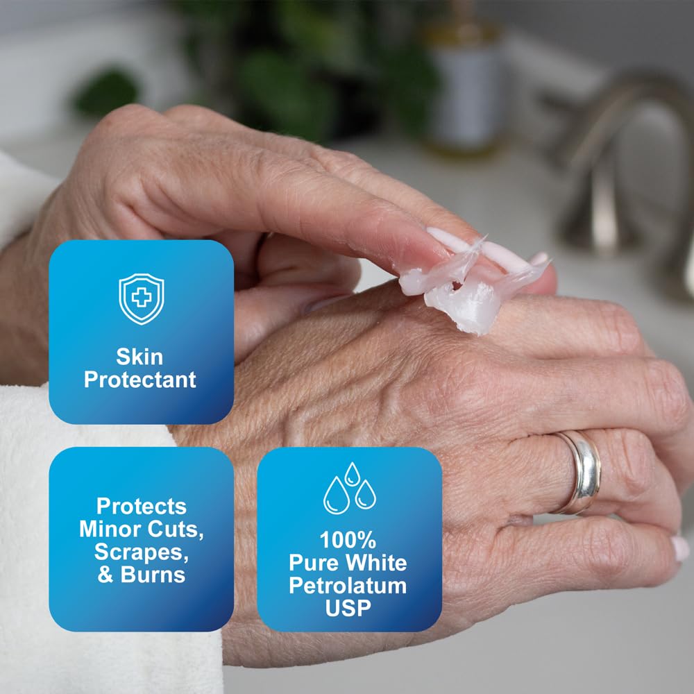 CareAll vaselina para labios secos, alivio suave y protección.