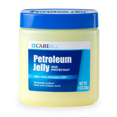 CareAll vaselina petrolato en frasco de 8 oz, sin fragancia, para protección de la piel.