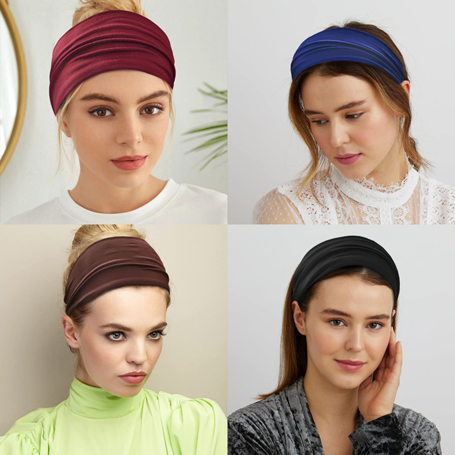 Carede banda-ajuste-cómodo-todo-tipo-cabello, ajuste estable para cualquier ocasión.