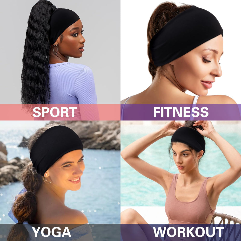 Carede banda para cabello no resbala en entrenamientos intensos.