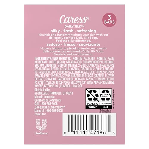 Caress barra jabón Seda Diaria fragancia durazno blanco
