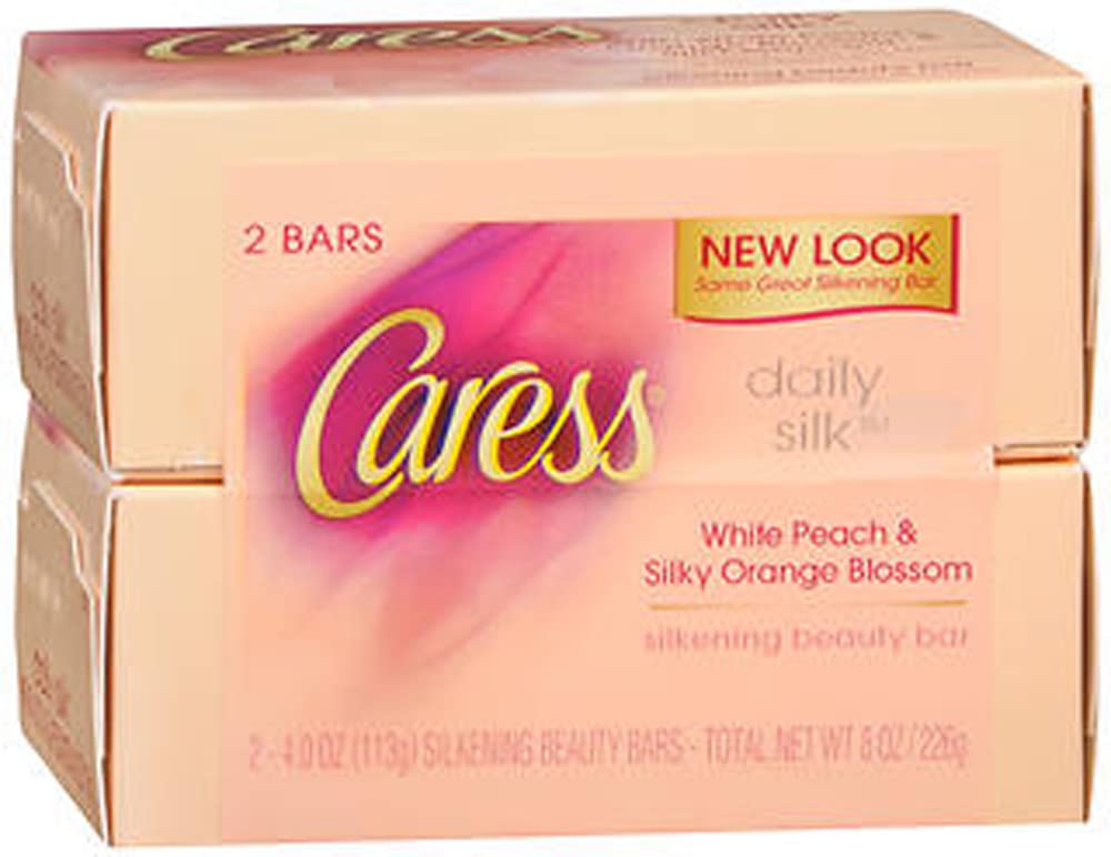 Caress barras de belleza seda diaria para lavado de manos y cuerpo con aroma suave