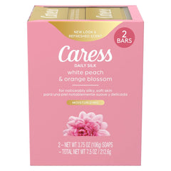 Caress Daily Silk, barra jabón para piel sedosa y perfumada todo el día.