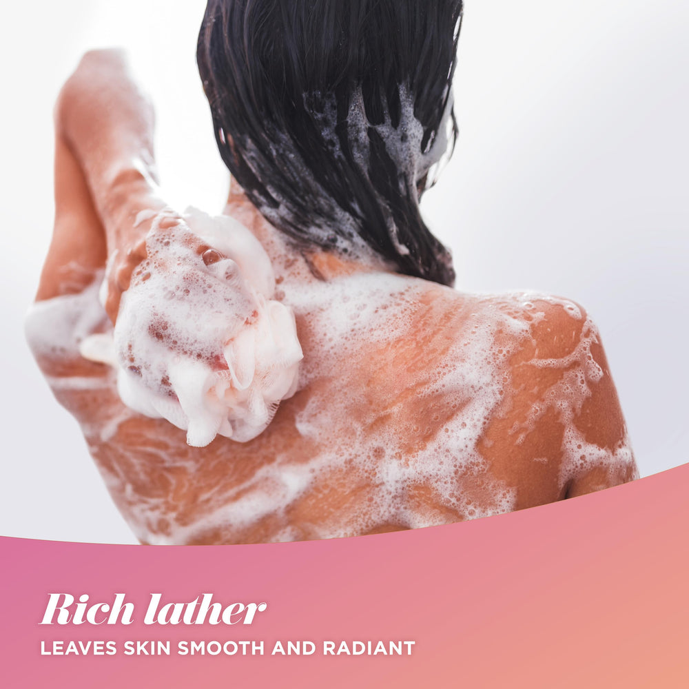 Caress gel-douche hydratant — usage quotidien pour peau douce après la douche.