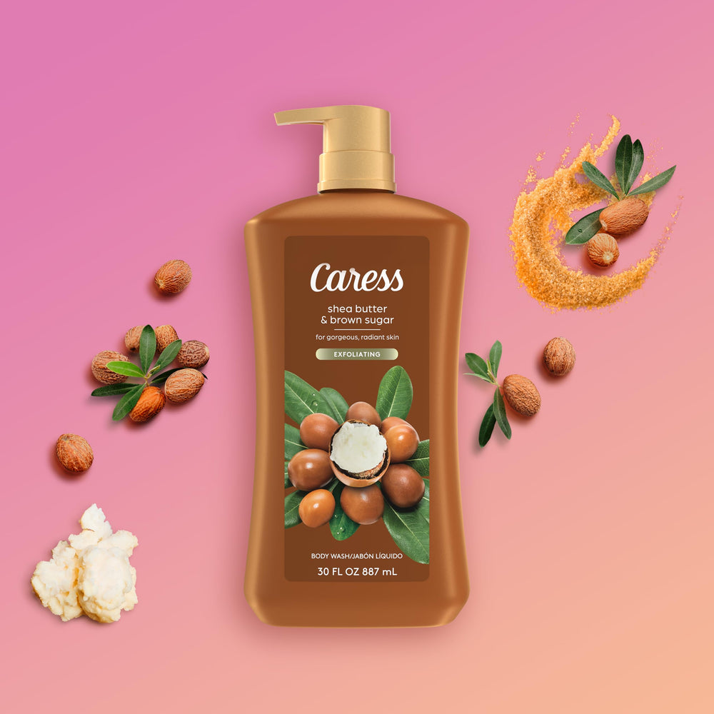 Caress emballage recyclable — emballage fabriqué avec au moins 50% plastique recyclé.
