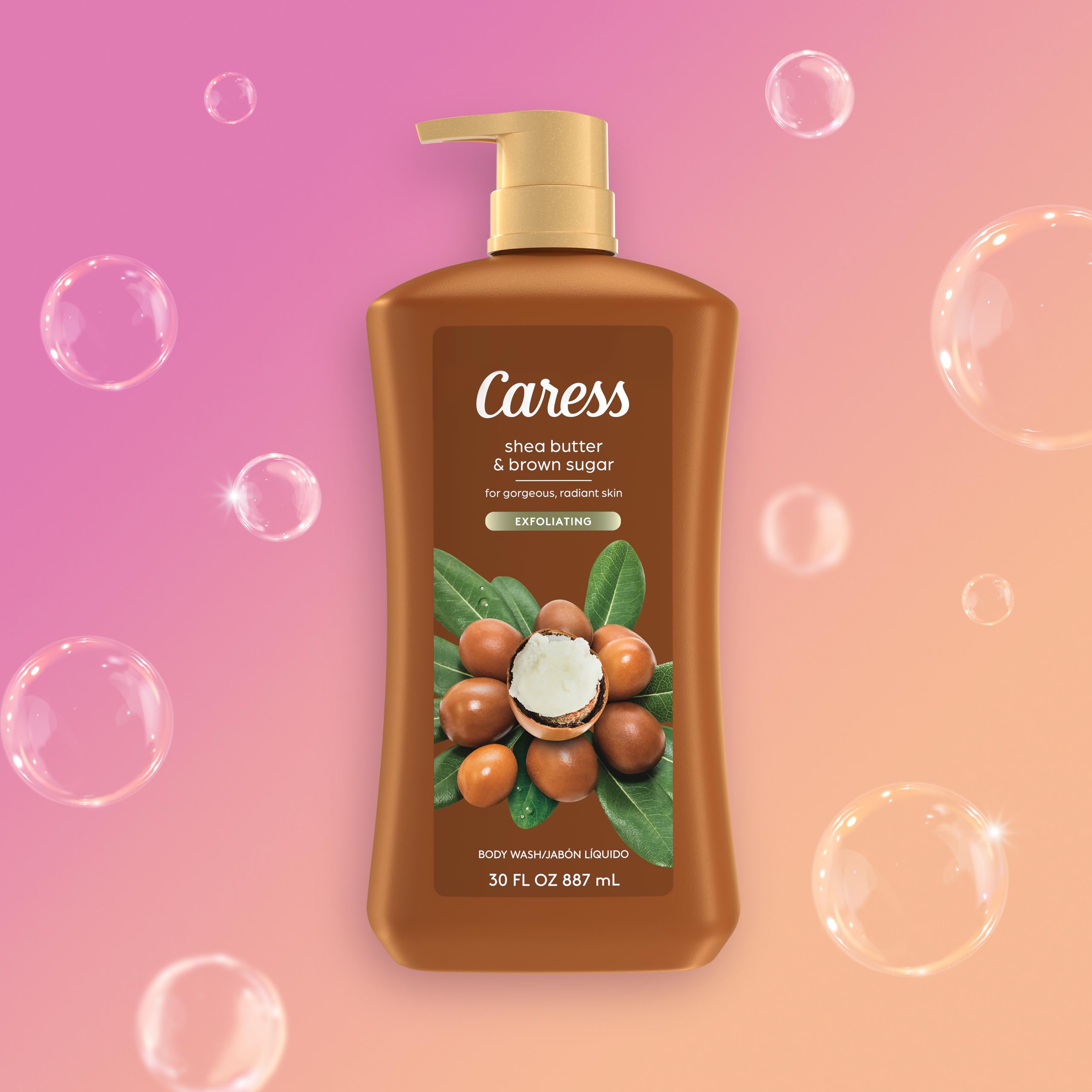 Caress gel-douche parfum crème — arôme subtil qui éveille les sens.