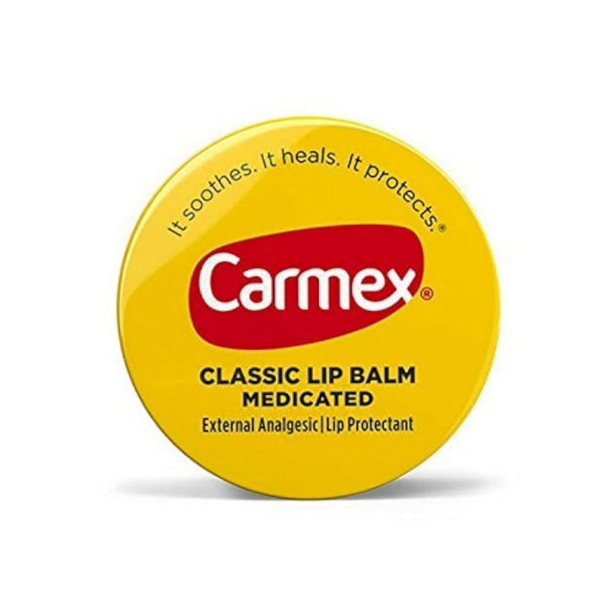 Carmex bálsamo labial clásico, paquete de 6, alivio para labios secos y agrietados