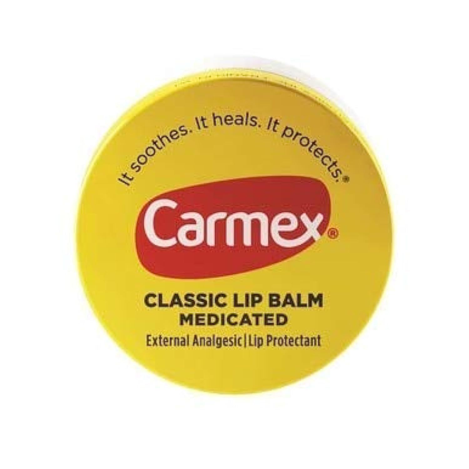Carmex Balsamo Labial Jar cuidado prolongado: crea una barrera que mantiene la humedad.