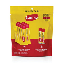 Bálsamo labial Carmex Clásico Medicado en tubo para labios blandos.