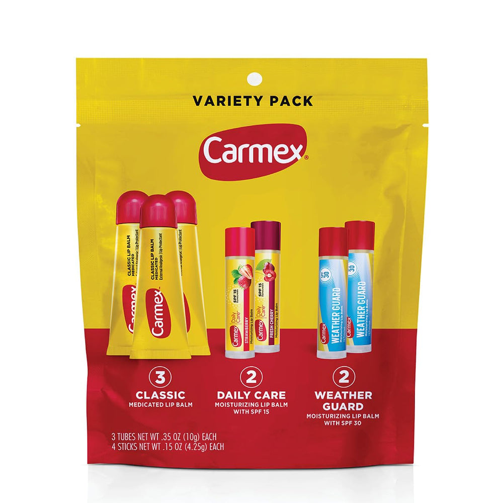 Carmex Classic en tubo, bálsamo labial suave para labios secos.
