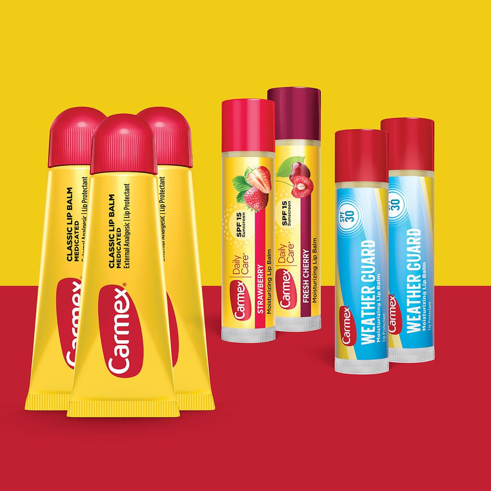 Carmex Daily Care barra, protección solar para labios.