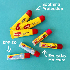 Carmex Daily Care barra fresa, hidratación para uso diario.