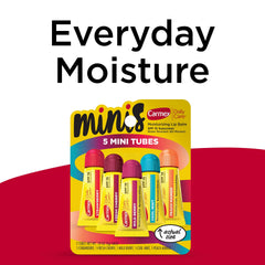 Carmex Minis sabor bayas silvestres en tubo con aroma intenso.