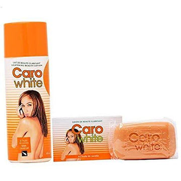 Caro White Combo 2: loción y jabón para piel suave y nutrida, uso diario