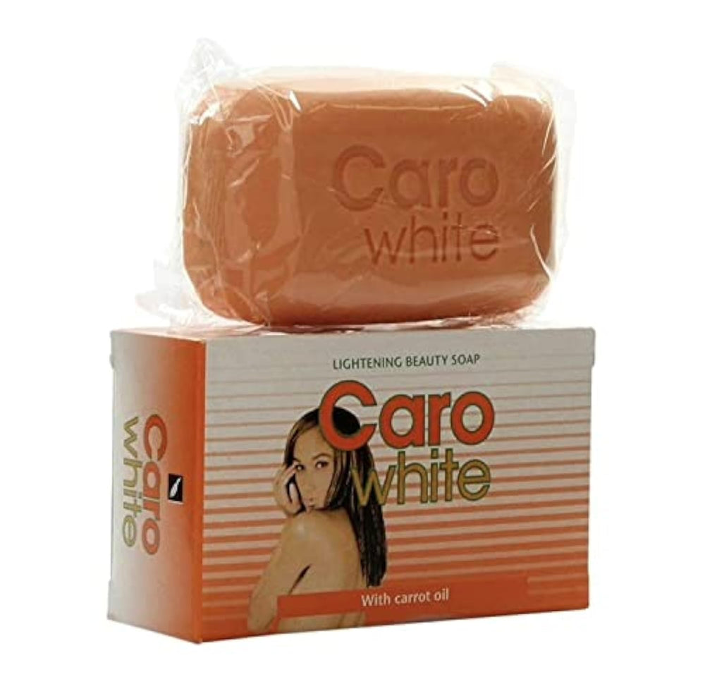 Caro White Jabón Piel Tono 200g, textura suave para el cuidado diario.