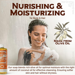 Carolina Castile Soap, aceite de oliva principal para limpieza suave