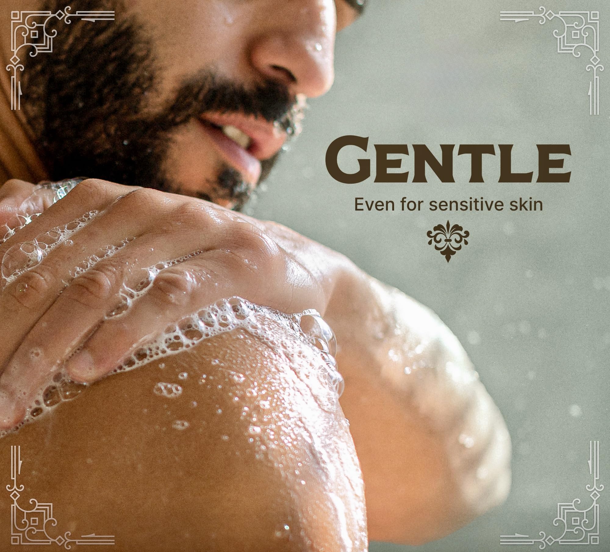 Carolina Castile Soap Espuma cremosa, textura suave para cuerpo y cabello.